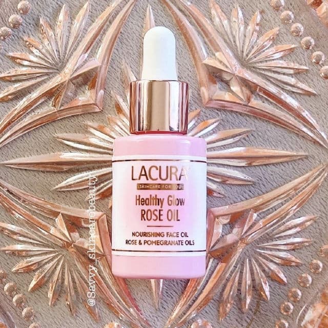 Lacura Healthy Glow Rose Oil review photo by SavvySkincareBeauty