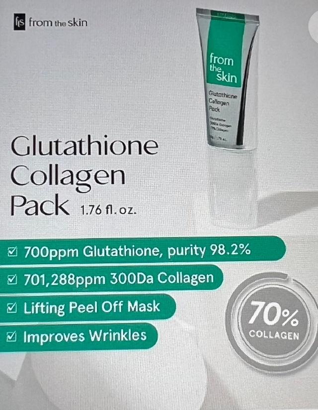 Glutathione Collagen Peel Off Mask product review