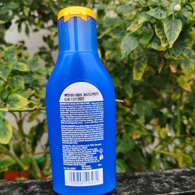 Nivea Protect & Moisture Body Lotion SPF 30 review photo by Shaloo