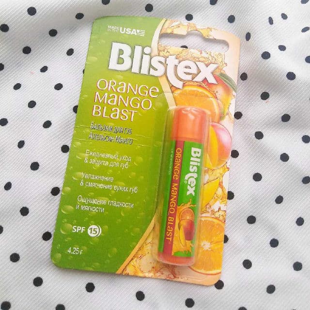Blistex Orange Mango Blast Lip Balm review photo by Kayako