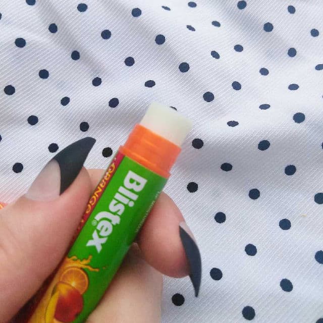 Blistex Orange Mango Blast Lip Balm review photo by Kayako