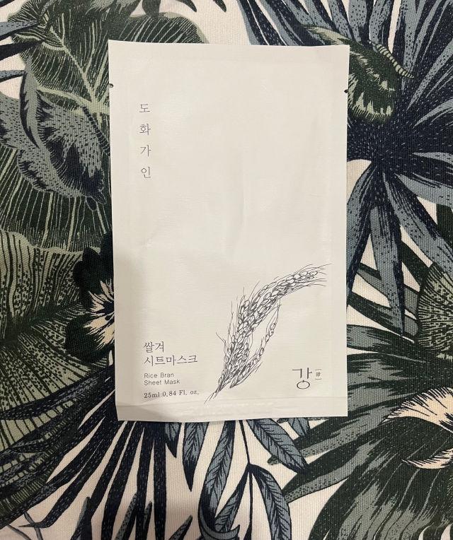 Rice Bran Sheet Mask product review