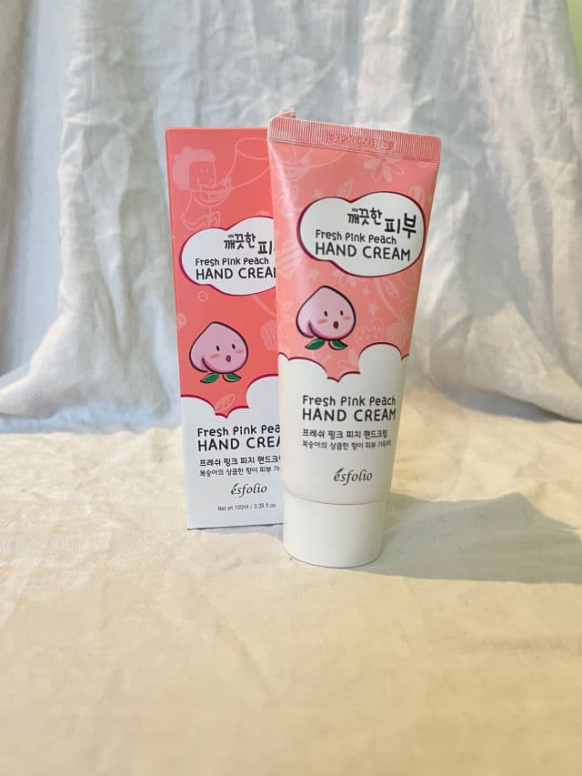 ESFOLIO Fresh Pink Peach Hand Cream review photo by Biucikacska