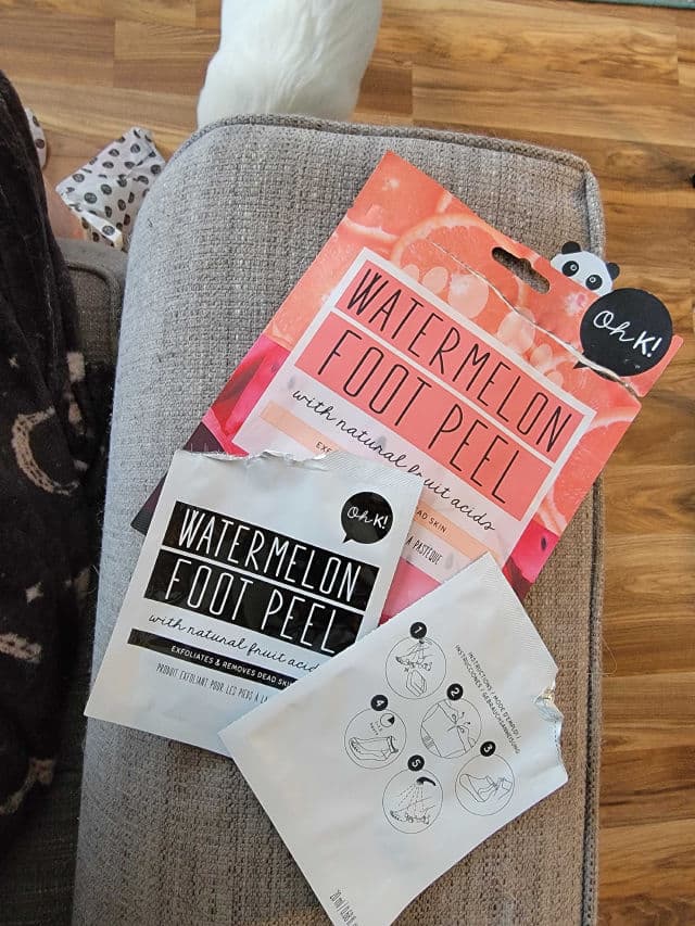Oh K! Watermelon Foot Peel review photo by KittyRay