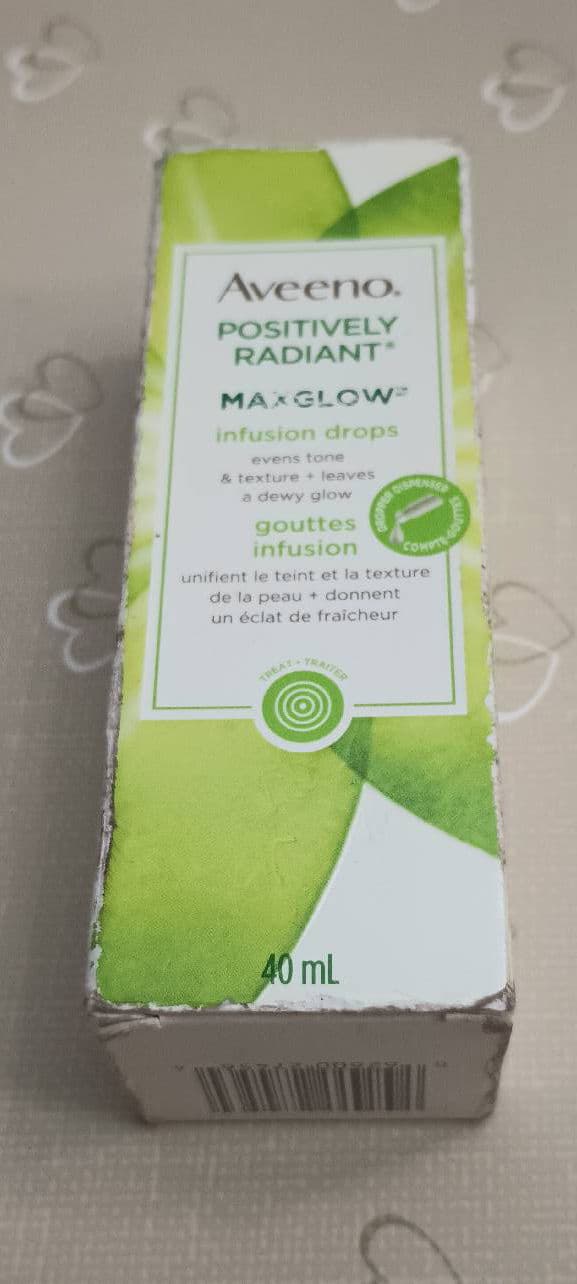 Aveeno Positively Radiant MaxGlow Infusion Drops Serum review photo by Mucci