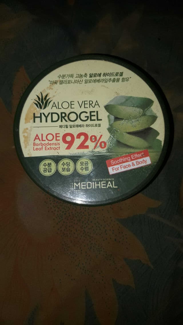 MEDIHEAL Aloe Vera Hydrogel 92% review photo by shajeonngi
