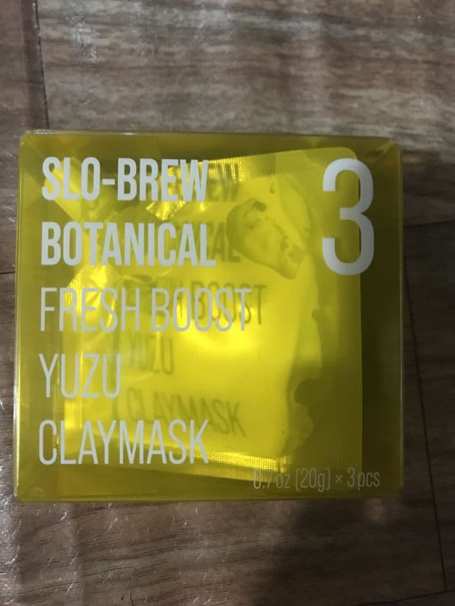 Slo-Brew Botanical Fresh Boost Yuzu Clay Mask review photo by raeraee