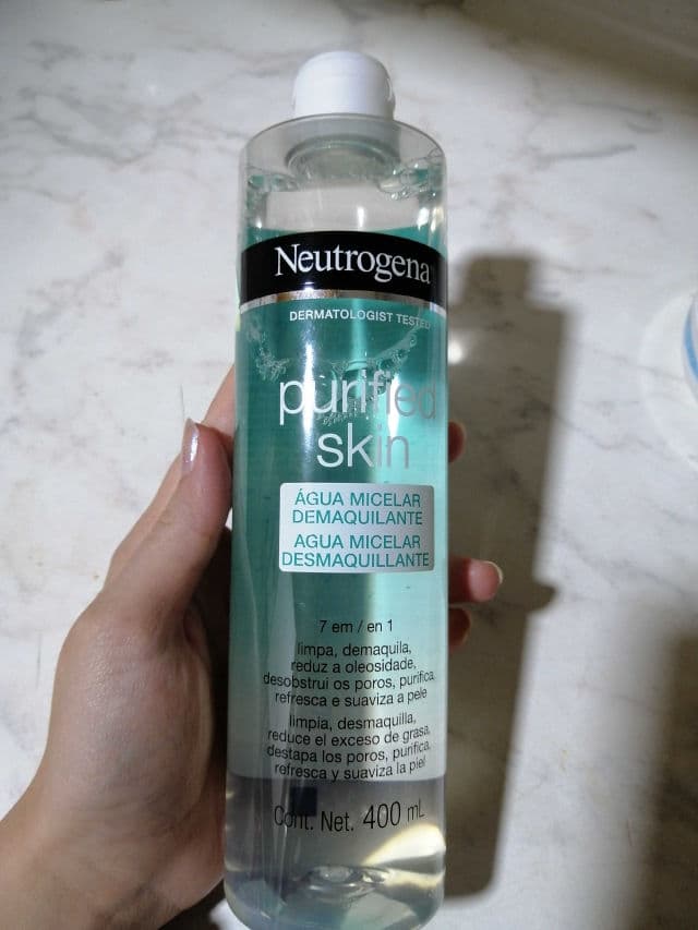 Neutrogena Purified Skin Agua Micelar Desmaquillante review photo by GabrielaT