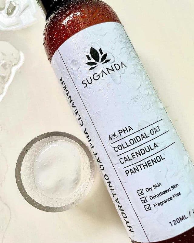 Suganda Hydrating Oat PHA Cleanser review photo by Skinstareviews