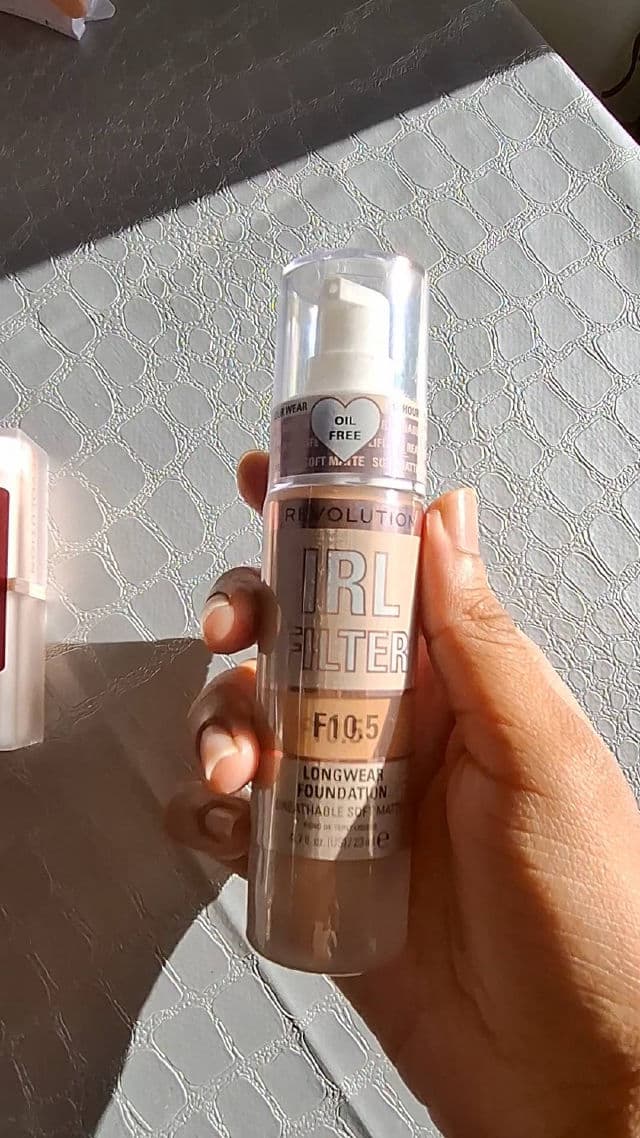 Makeup Revolution IRL Filter Longwear Foundation review photo by kheshika