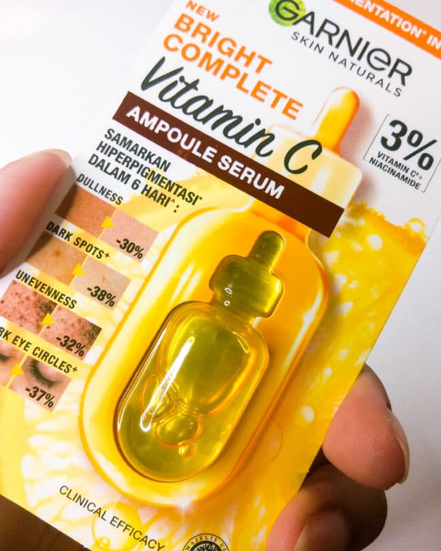 Garnier Bright Complete Vitamin C Ampoule Serum review photo by GhinaAH