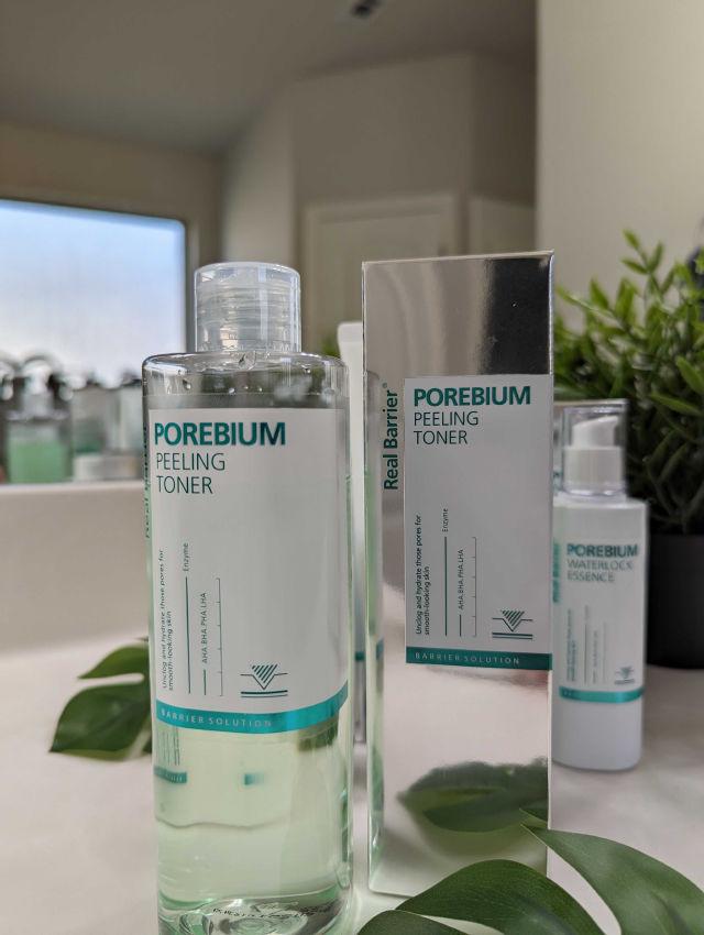 Pore Bium Peeling Toner product review