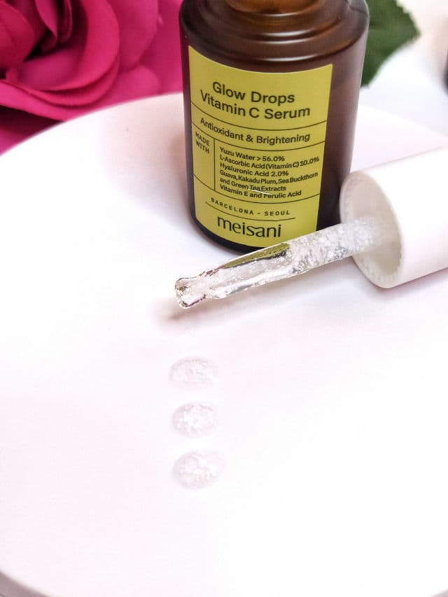 Meisani Glow Drops Vitamin C Serum review photo by sevillanacoqueta