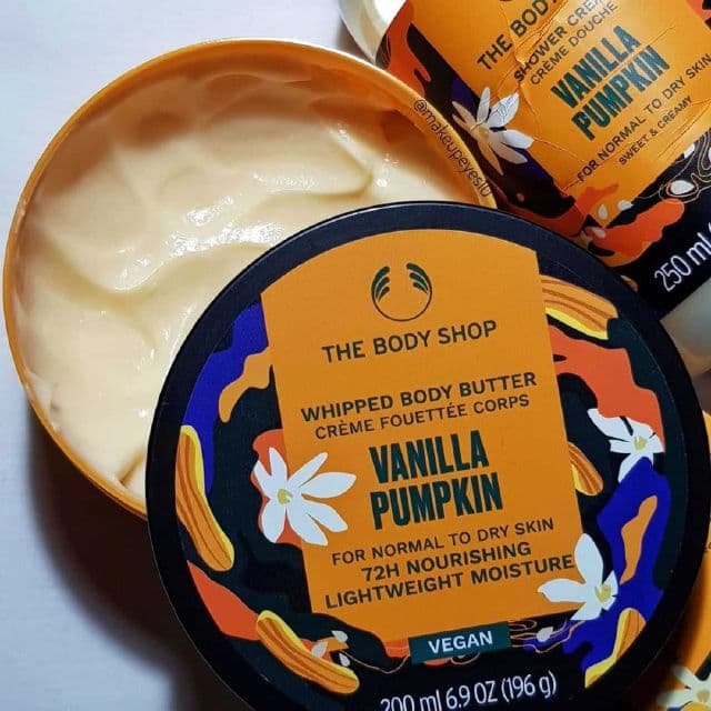 The Body Shop Vanilla Pumpkin Whipped Body Butter review photo by makeupeyes10