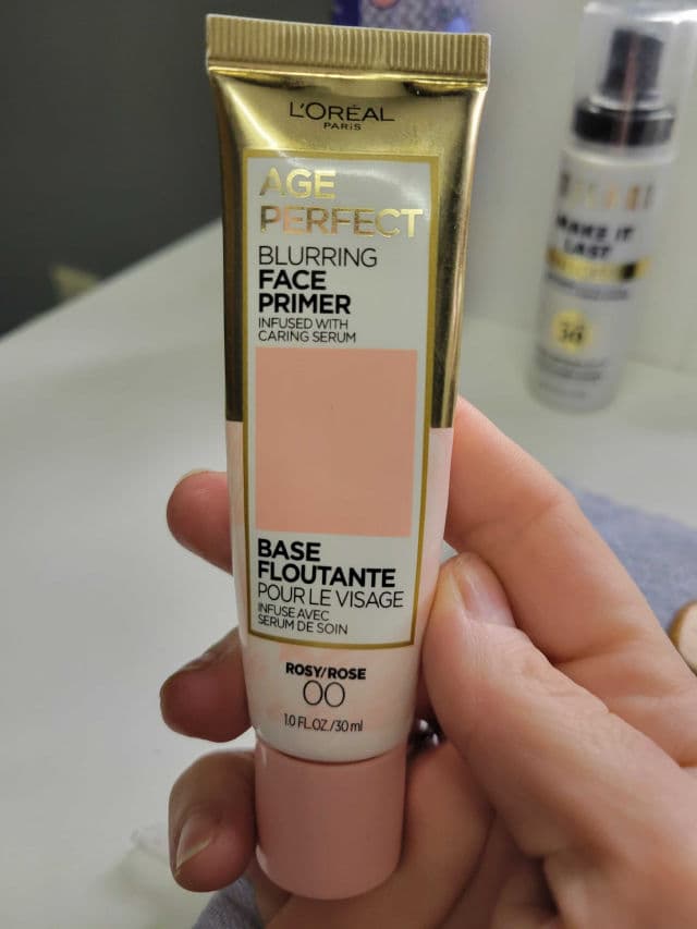 L'Oreal Paris Age Perfect Blurring Face Primer Infused with Serum - Rosy/Rose review photo by DrMoate