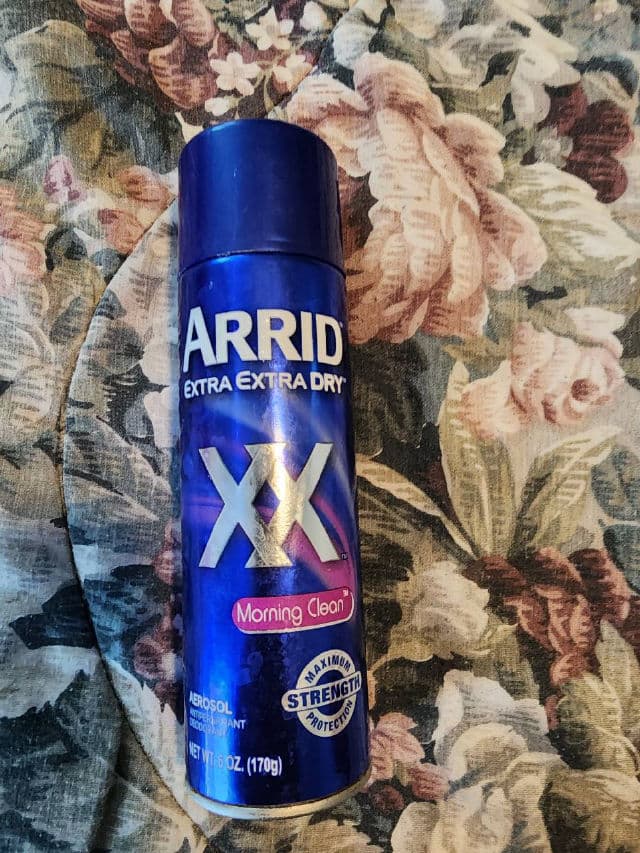 Arrid XX Extra Extra Dry Morning Clean Aerosol Antiperspirant Deodorant review photo by Kristincpw0