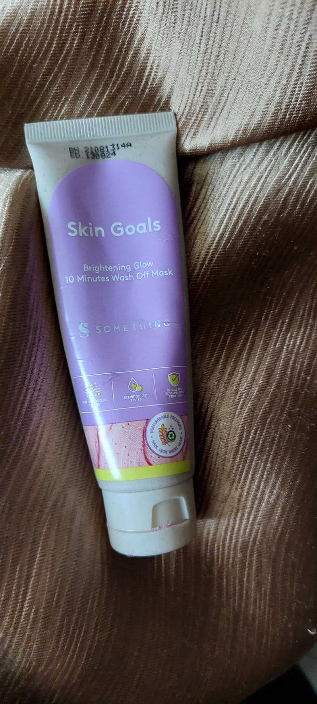 Somethinc Skin Goals Brightening Glow 10 Minutes Wash Off Mask review photo by fifas
