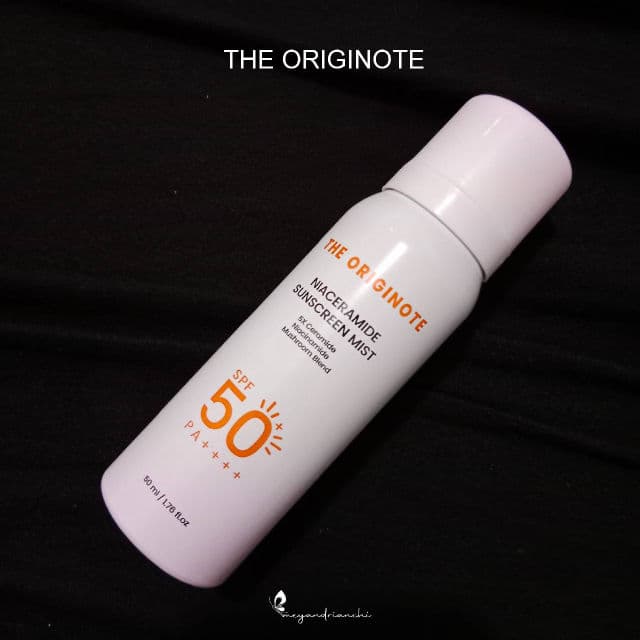 The Originote Niaceramide Sunscreen Mist SPF50 PA++++ review photo by meyandrianchi