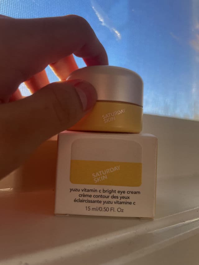 Saturday Skin Yuzu Vitamin C Bright Eye Cream review photo by PickyEnzo