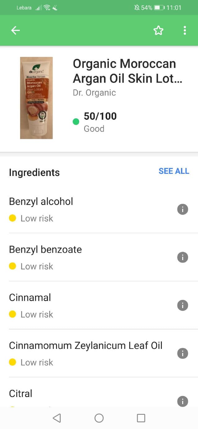 Dr Organic Moroccan Argan Oil Skin Lotion review photo by ViviLK