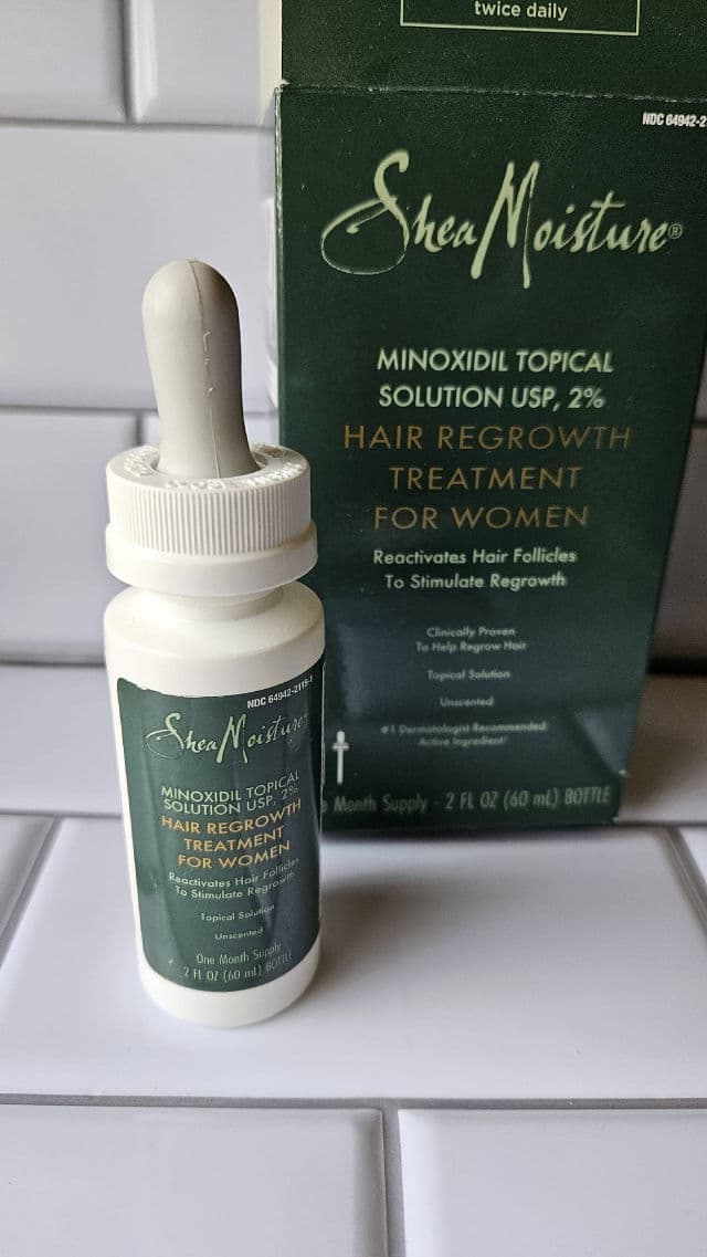 SheaMoisture Minoxidil 2% Hair Treatment Solution review photo by vgoodwin93