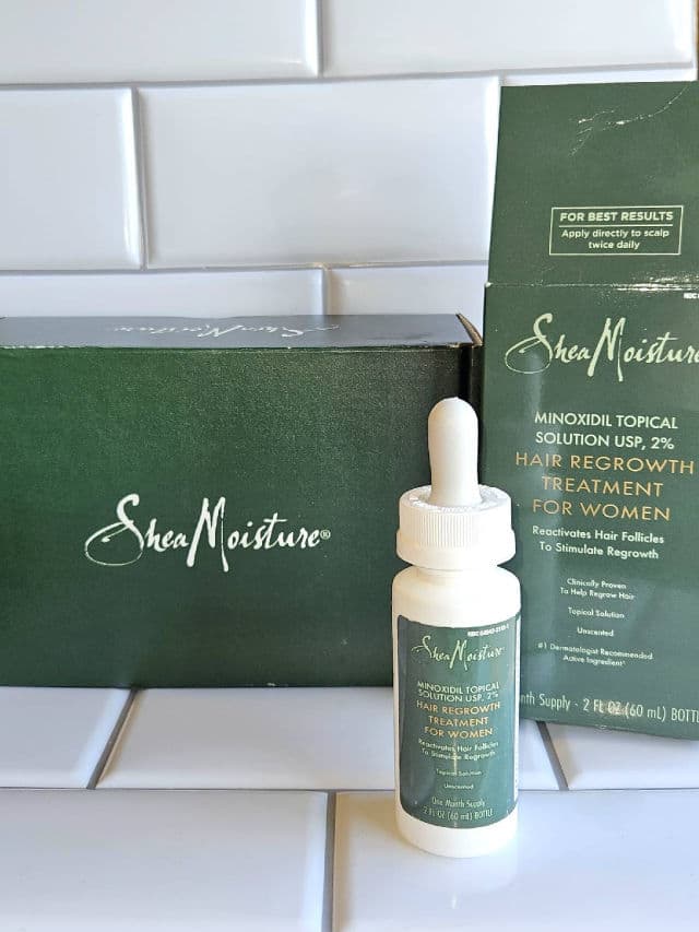 SheaMoisture Minoxidil 2% Hair Treatment Solution review photo by vgoodwin93