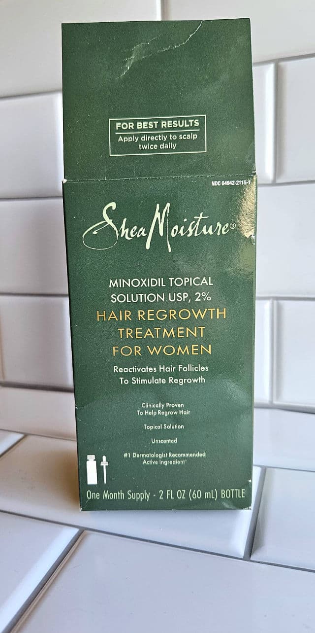 SheaMoisture Minoxidil 2% Hair Treatment Solution review photo by vgoodwin93