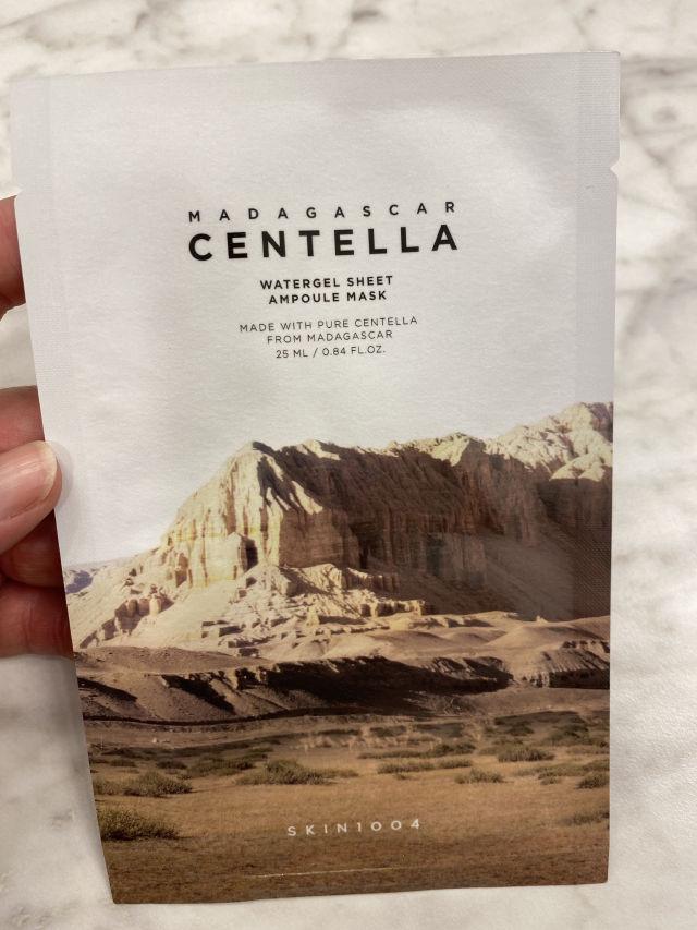 Madagascar Centella Watergel Sheet Ampoule Mask product review