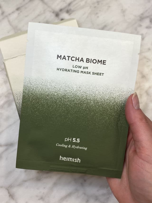 Heimish Matcha Biome Low pH Hydrating Mask Sheet review photo by DanielleSkin27