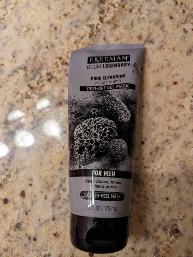 Freeman Feeling Beautiful Pore Cleansing Volcanic Ash Peel-Off Mask - For Men review photo by SandraG