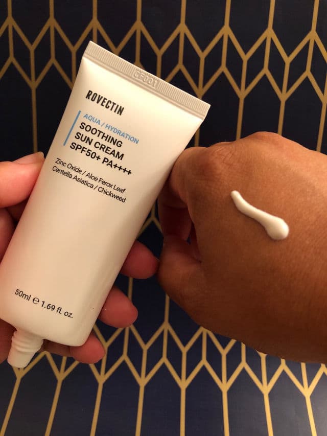Rovectin Aqua Soothing Sun Cream SPF50+ PA++++ Reef-Safe review photo by Pixiesnewlife