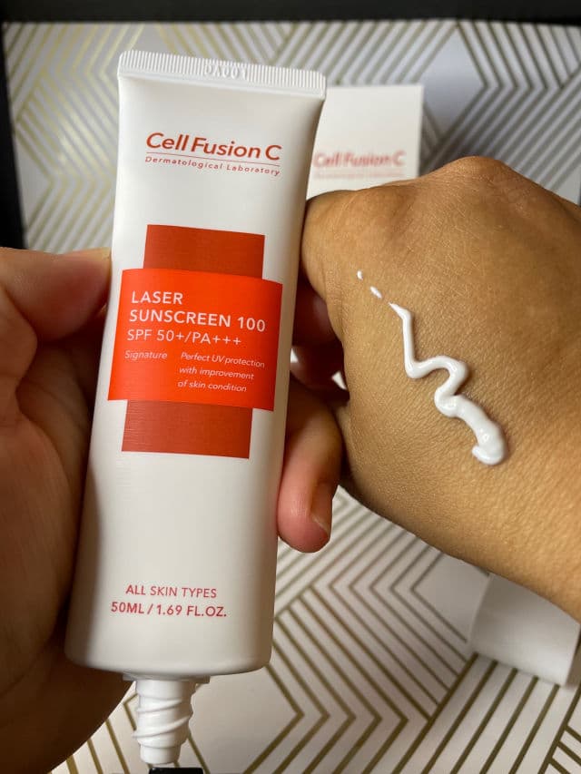 Cell Fusion C Laser Sunscreen 100 SPF50+/PA+++ review photo by Pixiesnewlife