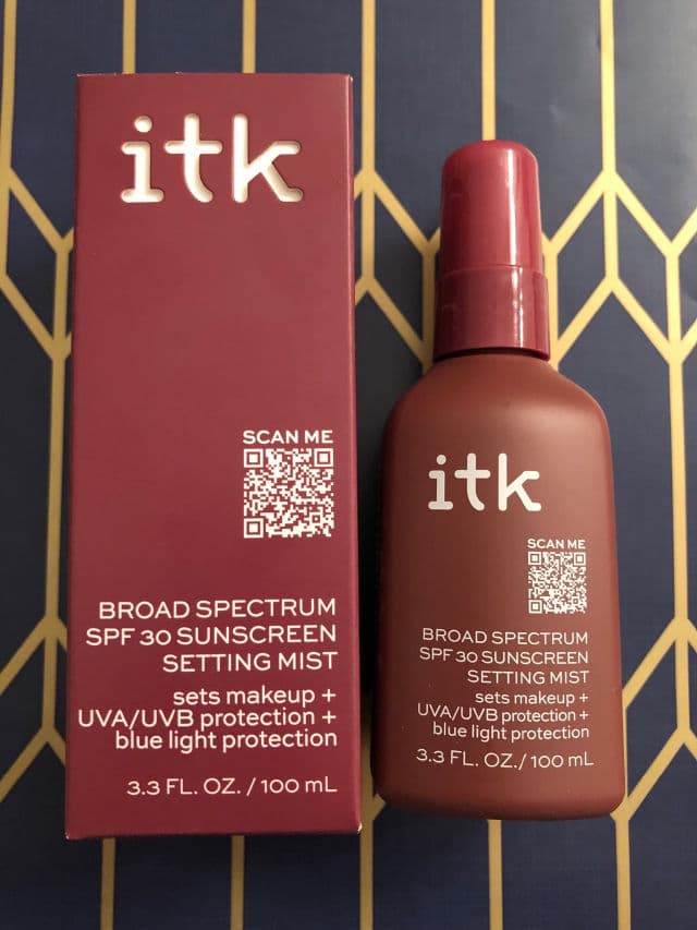 ITK Broad Spectrum SPF30 Sunscreen Setting Mist review photo by Pixiesnewlife