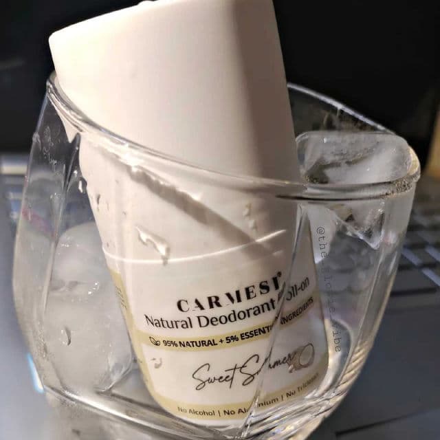 Carmesi Natural Deodorant Roll-on review photo by theglowievibe