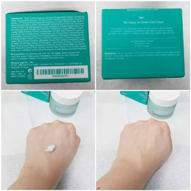 76N1 Be Happy No Stress Core Cream review photo by callmeinge