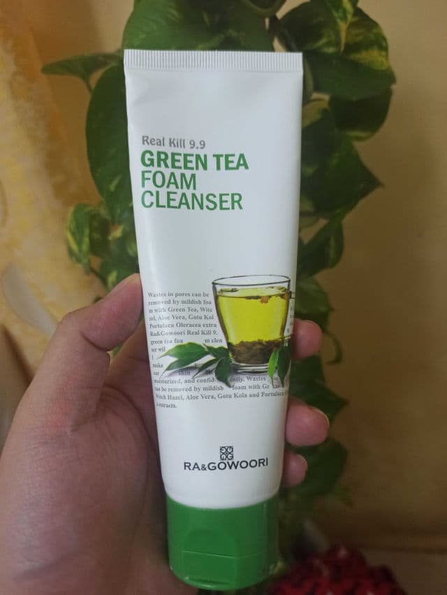 RA & Gowoori Real Kill 9.9 Green Tea Foam Cleanser review photo by xtintina