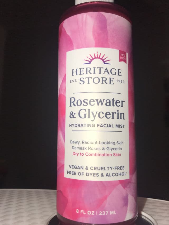 Heritage Store Rosewater & Glycerin Hydrating Facial Mist review photo by javi2202