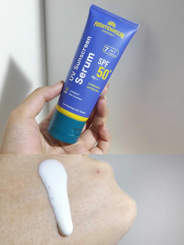UV Sunscreen Serum SPF 50+ PA++ product review