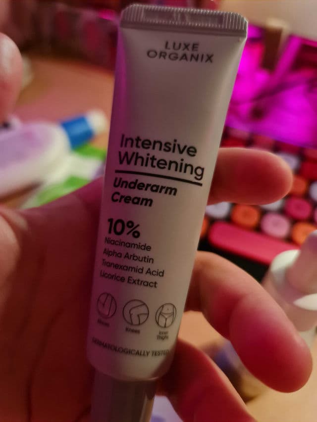 Luxe Organix Intensive Whitening Underarm Cream 10% Niacinamide review photo by verovee