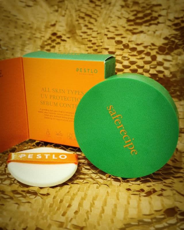 Pestlo Saferecipe No Sebum Grinding Sun Pact SPF 50+ PA+++ review photo by Lesyao