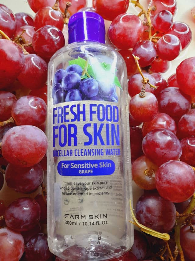 Farmskin Fresh Food For Skin Micellar Cleansing Water - Grape review photo by Chinggy