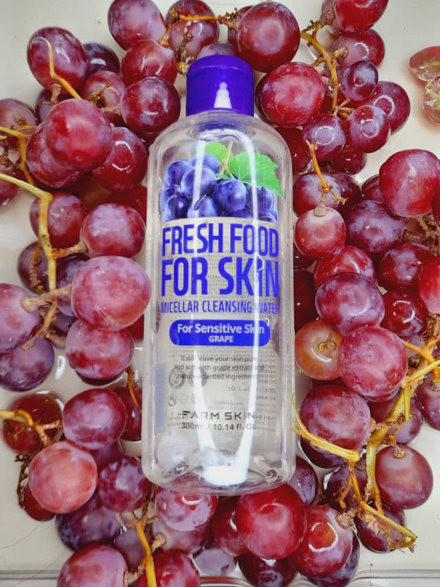 Farmskin Fresh Food For Skin Micellar Cleansing Water - Grape review photo by Chinggy