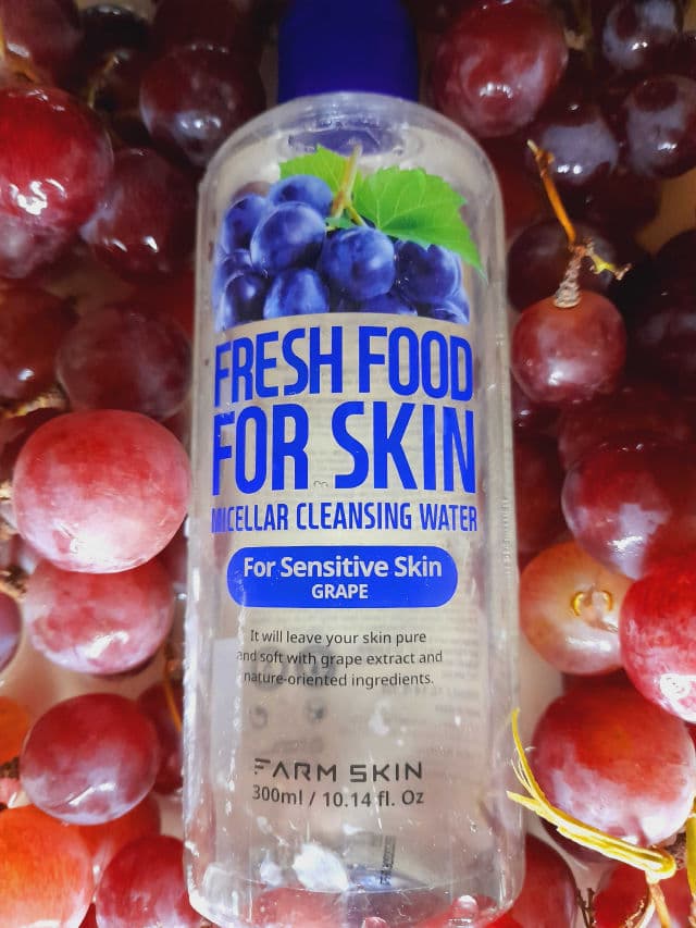 Farmskin Fresh Food For Skin Micellar Cleansing Water - Grape review photo by Chinggy