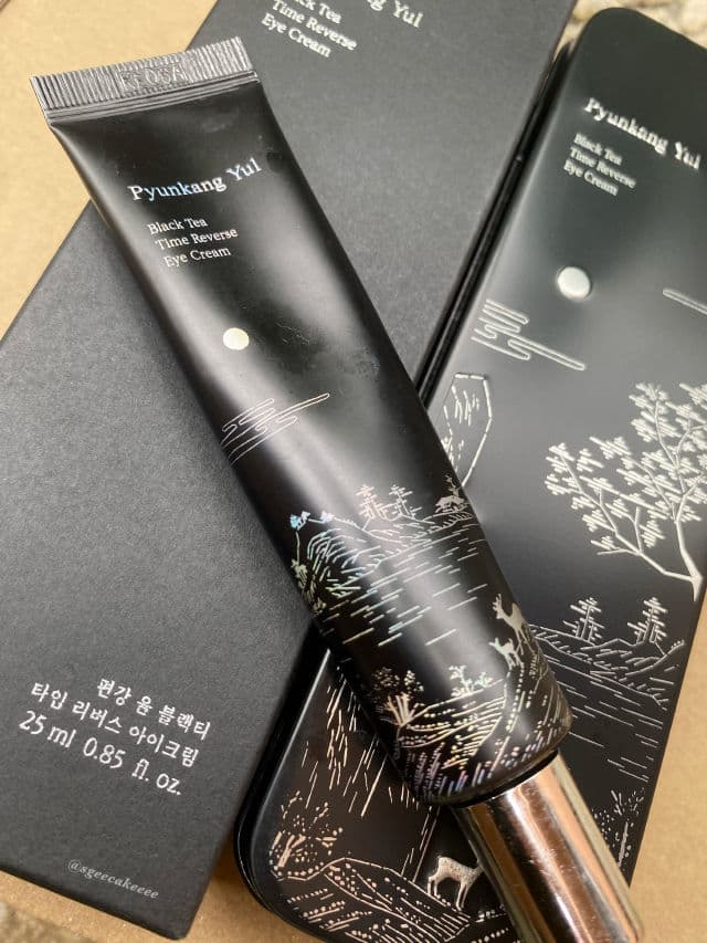 Pyunkang Yul Black Tea Time Reverse Eye Cream review photo by sgeecakeeee