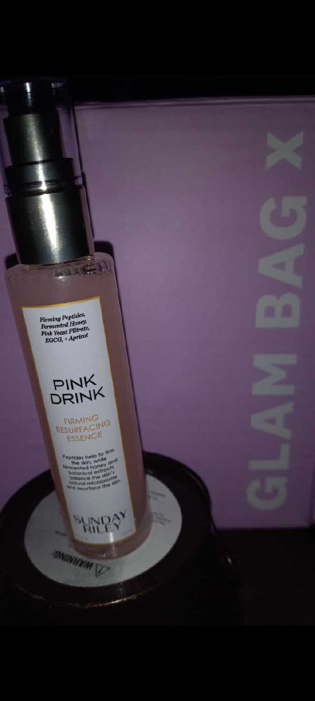 Sunday Riley Pink Drink Firming Resurfacing Essence review photo by DiscoveringDaily