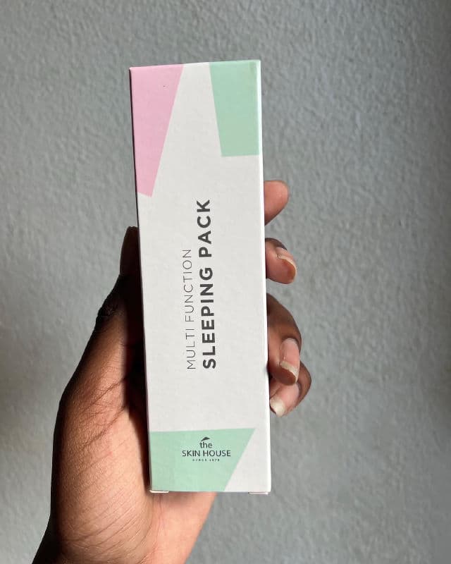 The Skin House Multi Function Sleeping Pack review photo by beachyglows