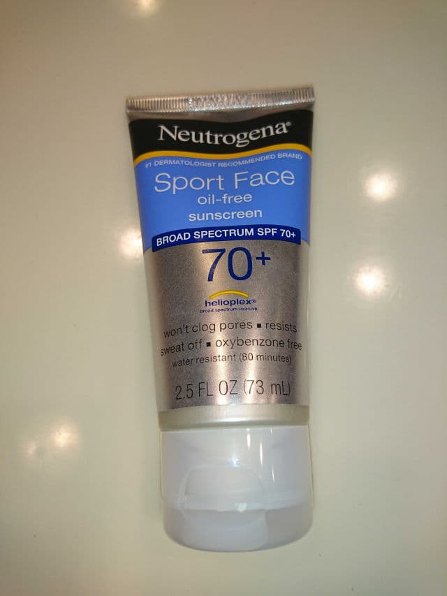 Neutrogena Sport Face Sunblock Lotion SPF 70+ review photo by AudreyNelson