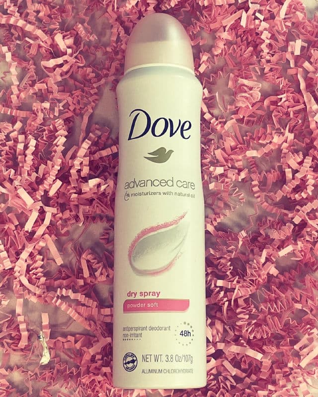 Dove Advanced Care Dry Spray Antiperspirant Deodorant Powder Soft review photo by BeautyByJennMarie