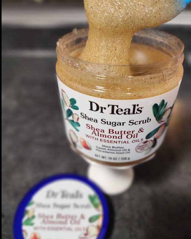 Dr Teal's Shea Sugar Body Scrub - Shea Butter & Almond Oil review photo by kmfhens