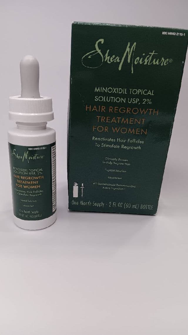 SheaMoisture Minoxidil 2% Hair Treatment Solution review photo by lamamaishere